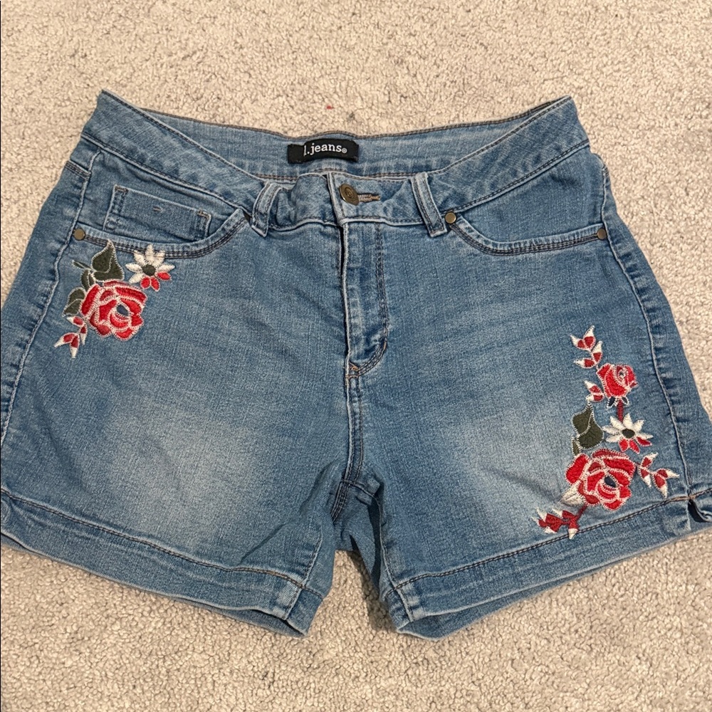 Set of 4 - Denim Shorts Set - Picture 3 of 5
